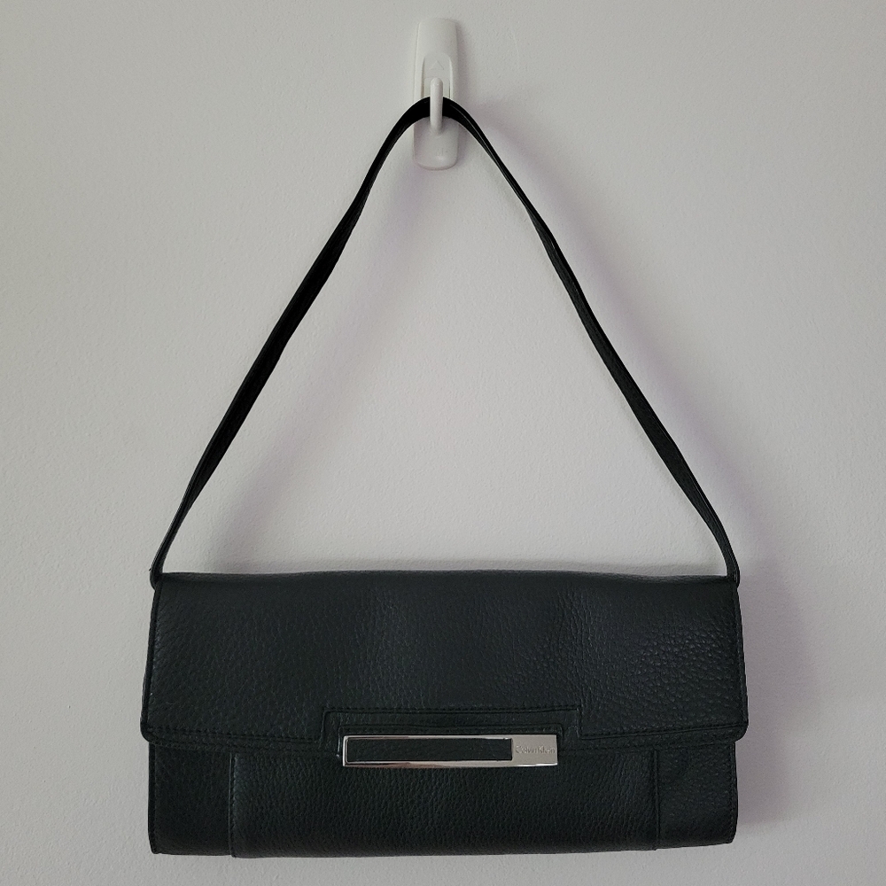 Calvin Klein Leather Handbag/Clutch Purse